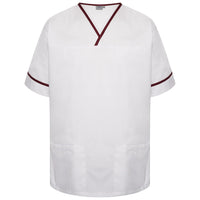 Contrast Trim Smart Scrub Top-WMT