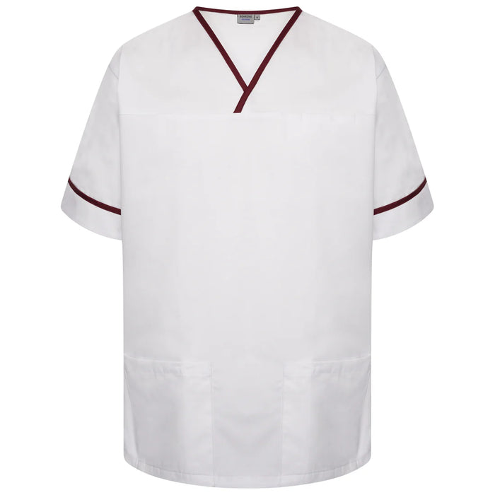 Contrast Trim Smart Scrub Top-WMT