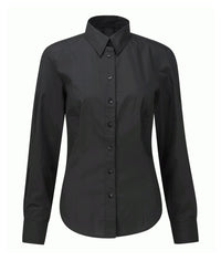 Deluxe Blouse - Long Sleeve | Black - Eg Clothing UK