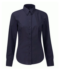 Deluxe Blouse - Long Sleeve | Navy - Eg Clothing UK