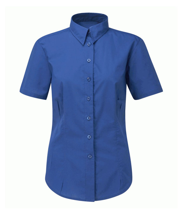 Deluxe Blouse - Short Sleeve | Royal - Eg Clothing UK