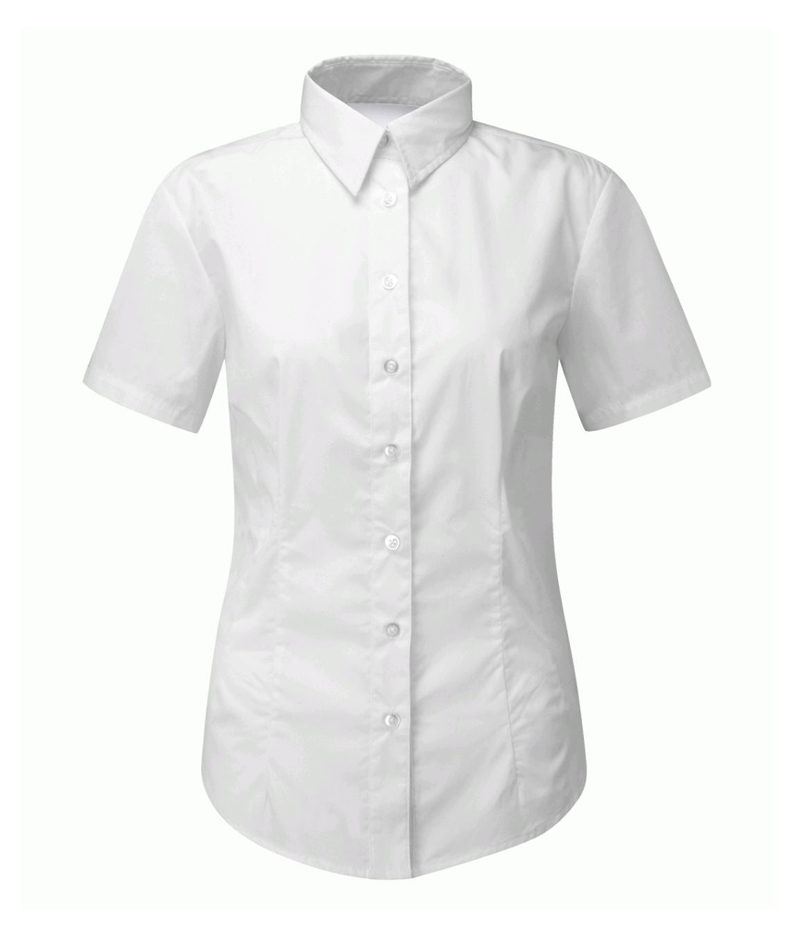 Deluxe-Blouse-Short-Sleeve | White - Eg Clothing UK