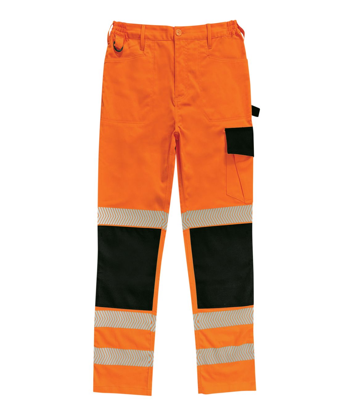 Dolomite Tall Leg Hi-Vis Two-Tone Stretch Trouser chevron reflective tape Cordura 600D reinforced knees multiple pockets