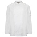 Behrens Chef’s Jacket long sleeve 65% polyester 35% cotton 195gsm buttoned front unisex sizes 2XS-4XL