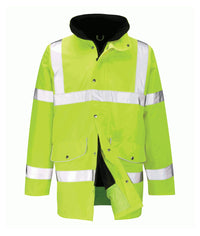 Lancelot Executive 3/4 Jacket | Yellow - Eg Clothing UK