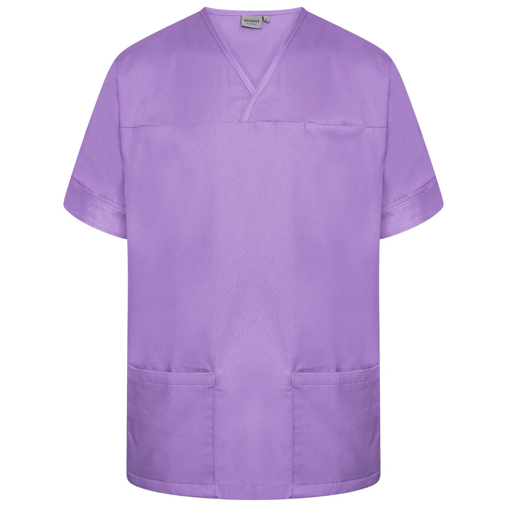 Lilac Plain Smart Scrub Top