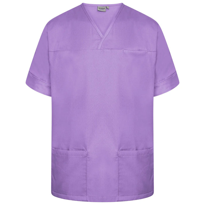 Lilac Plain Smart Scrub Top