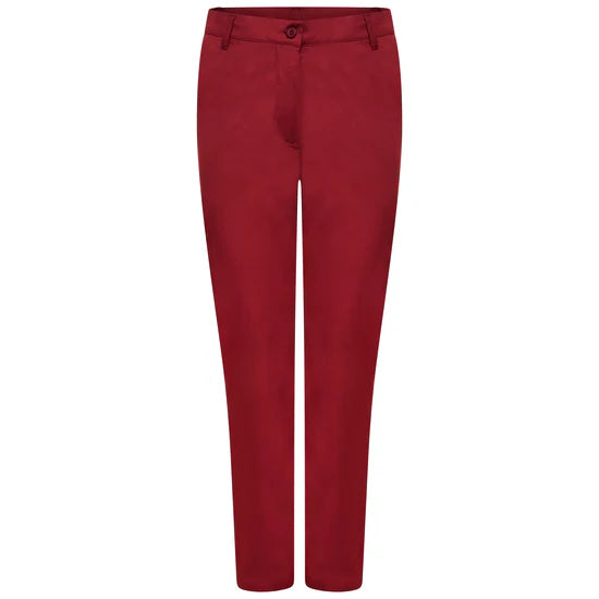 Maroon Ladies Trousers Unhemmed-NLSPCT 