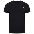 Behrens Miles Men's scrub top crew neck with V-notch chest patch pocket and side welt pockets 81% polyester blend