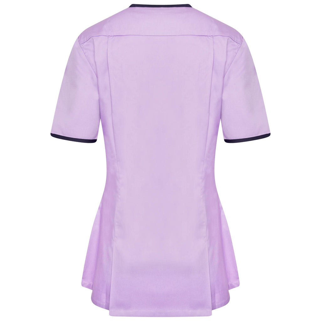 Behrens Asymmetrical Ladies Tunic with asymmetrical neckline princess seams waterproof breast pocket concealed zip