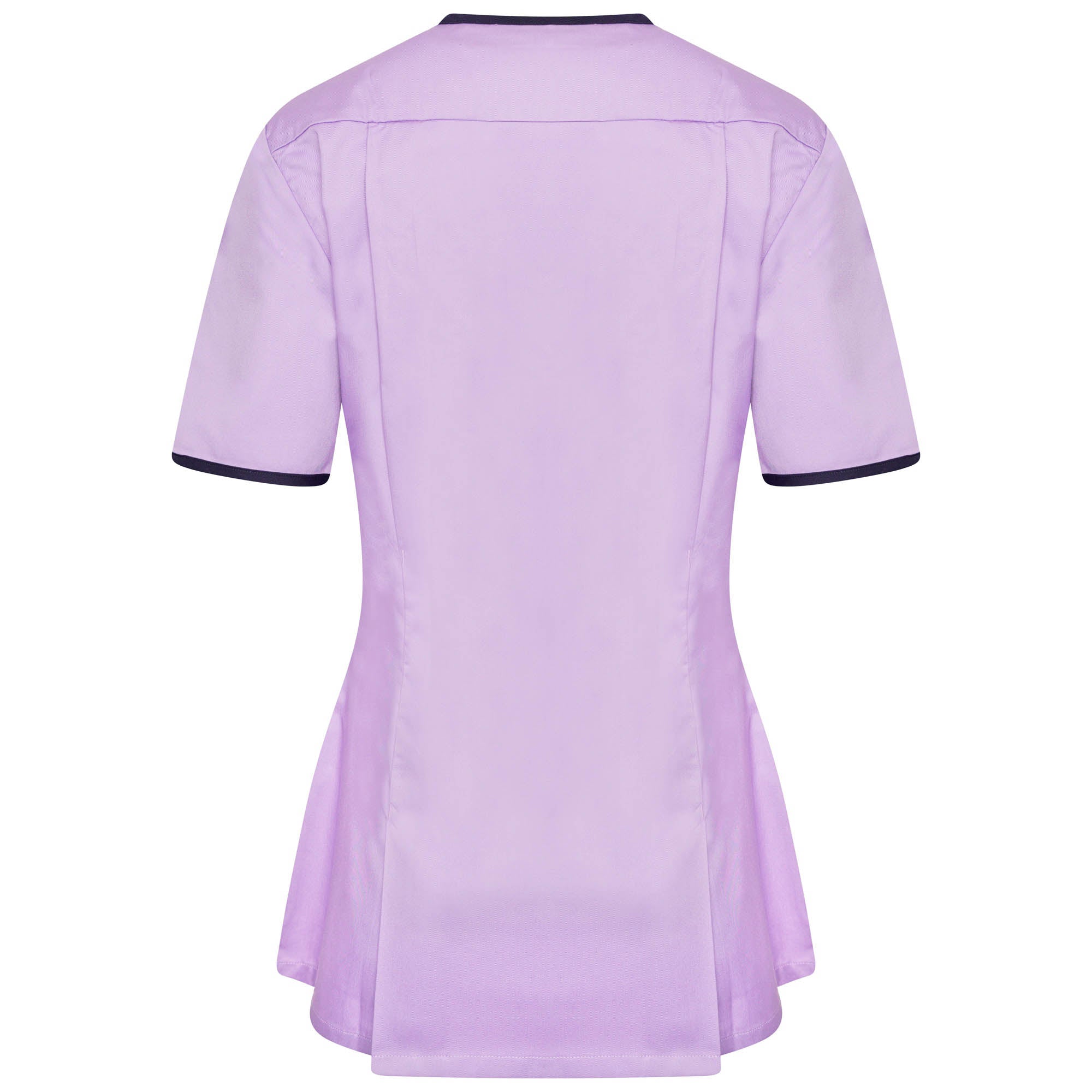 Behrens Asymmetrical Ladies Tunic with asymmetrical neckline princess seams waterproof breast pocket concealed zip