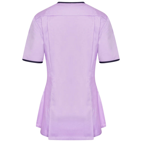Behrens Asymmetrical Ladies Tunic with asymmetrical neckline princess seams waterproof breast pocket concealed zip