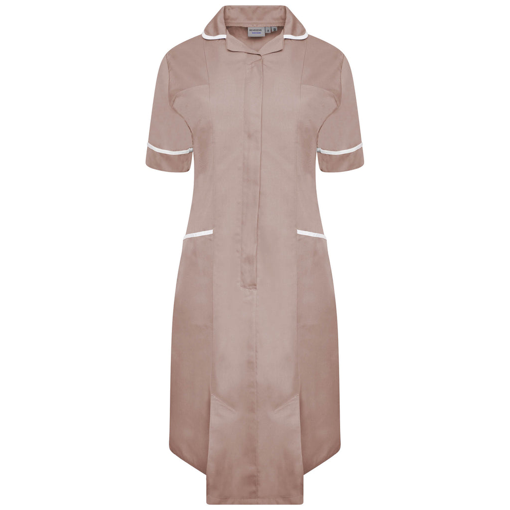Behrens Ladies Dress with round collar princess seams concealed zip action back waterproof-lined left breast pocket and key loop