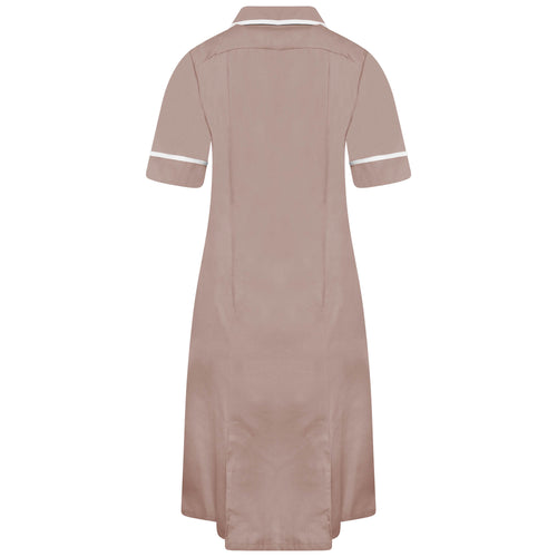 Behrens Poly-Cotton Round Collar Ladie Dress - Short