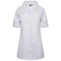 Behrens ladies tunic round collar 195gsm poly-cotton concealed zip breast pockets waterproof lining hip pockets key loop