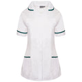 Behrens Ladies Tunic round collar showing concealed zip waterproof-lined left breast pocket hip pockets and action back