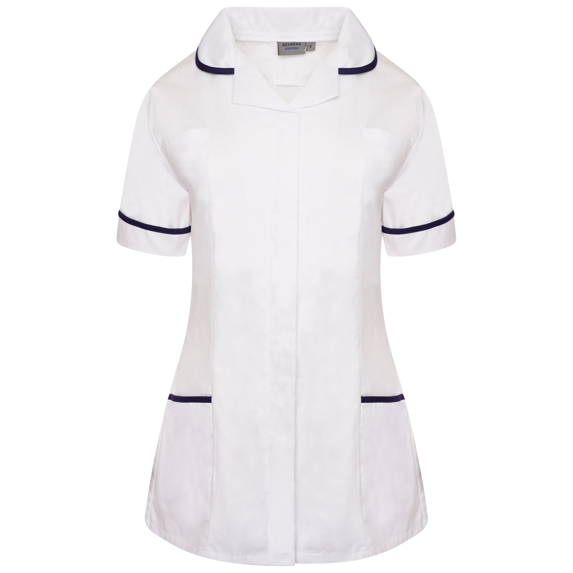 Behrens Ladies Round Collar Clinical Tunic – 195 GSM