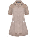 Behrens Ladies Professional Tunic white with princess seams round collar concealed zip action back and four pockets