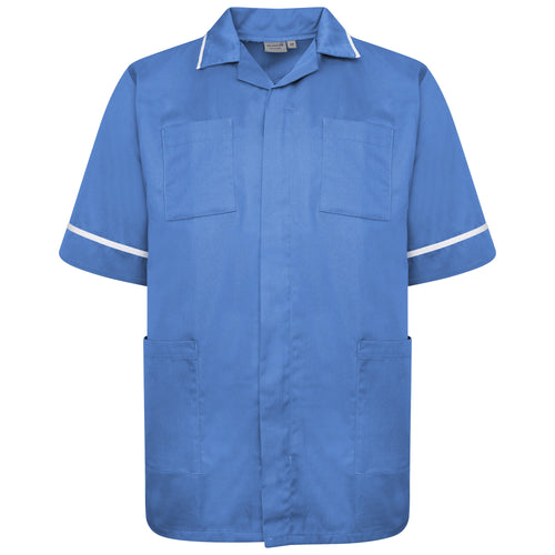 Behrens Male Tunic with revere collar concealed zip two breast and two hip pockets left pocket waterproof lining key loop