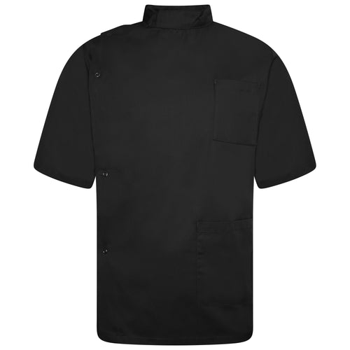 Behrens Male Dental Tunic with stand collar asymmetrical press-stud front waterproof-lined breast pocket and action back vents