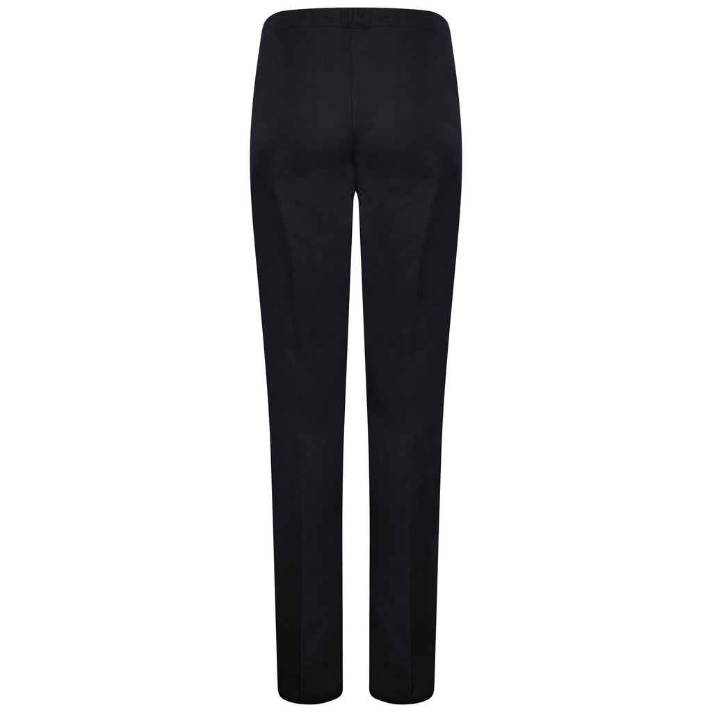 Behrens Ladies Professional Work Trousers soft jersey front elasticated adjustable maternity waistband 195gsm 65% polyester 35% cotton
