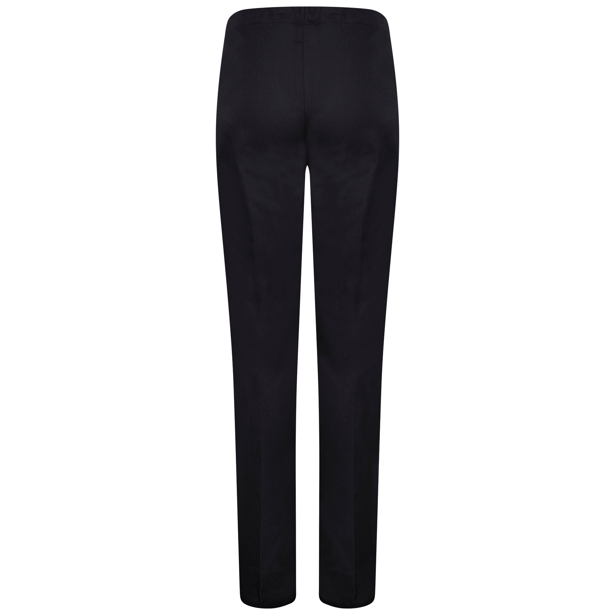 Behrens Ladies Professional Work Trousers soft jersey front elasticated adjustable maternity waistband 195gsm 65% polyester 35% cotton