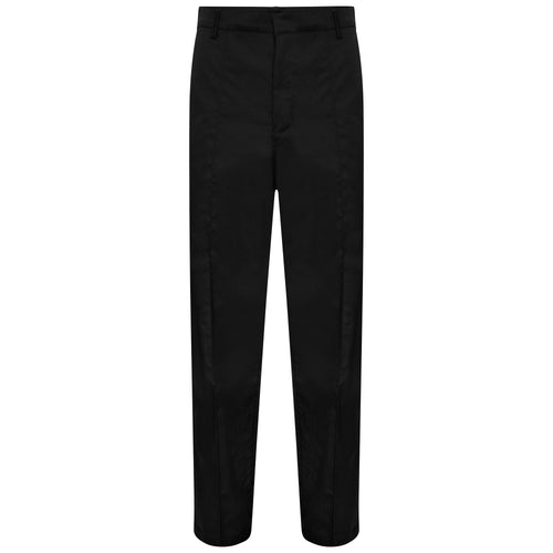 Behrens Male Trousers cotton-blend with sewn front pleats belt loops two side pockets and one back pocket