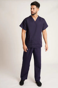 Navy Reversible Scrub Top-NST / N