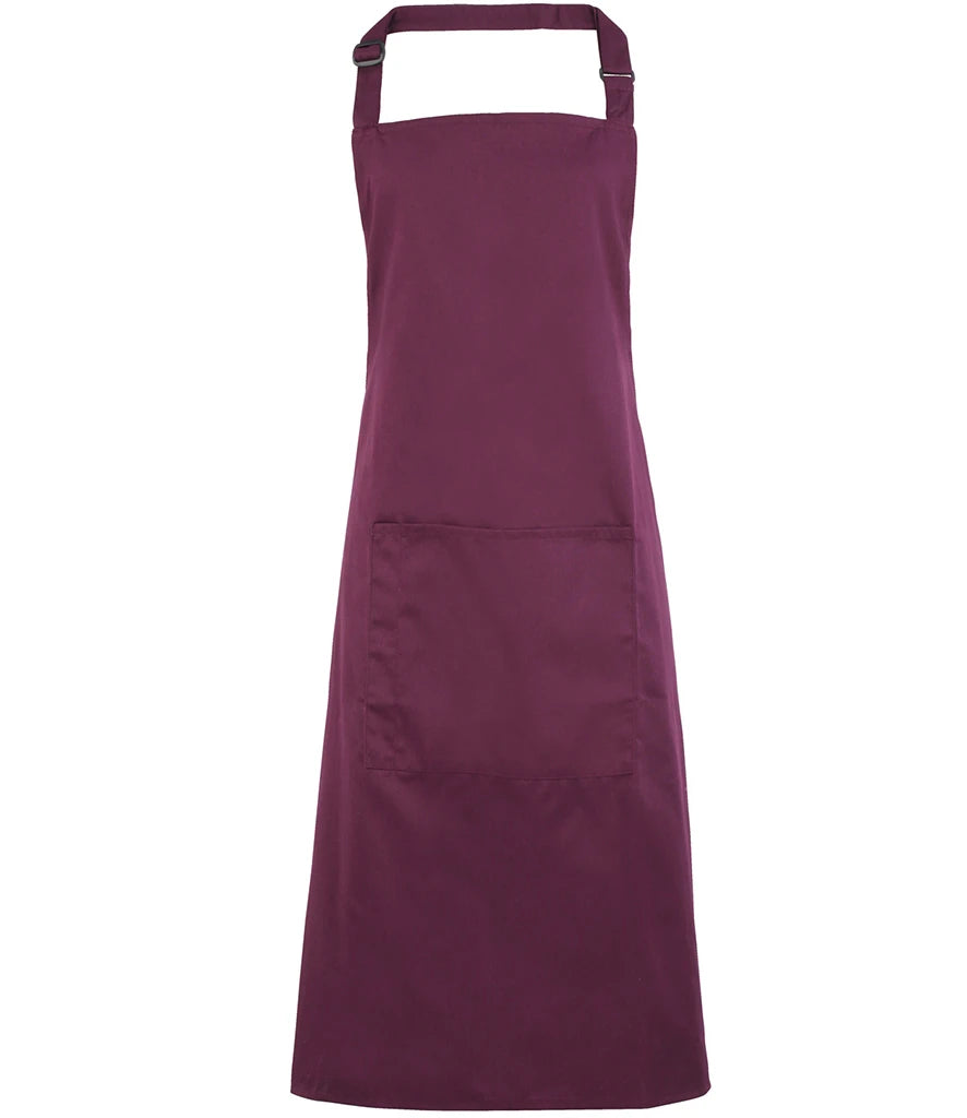 Premier Colours Bib Apron with Pocket