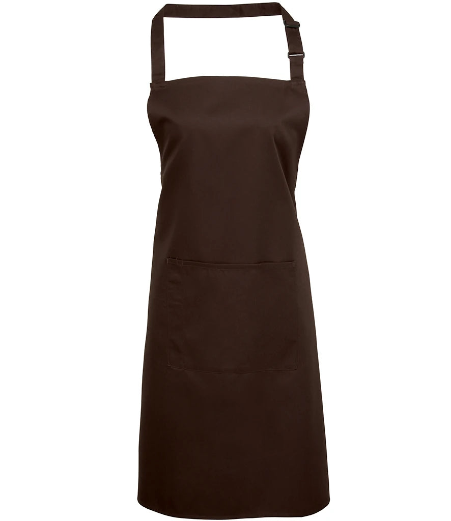 Premier Colours Bib Apron with Pocket