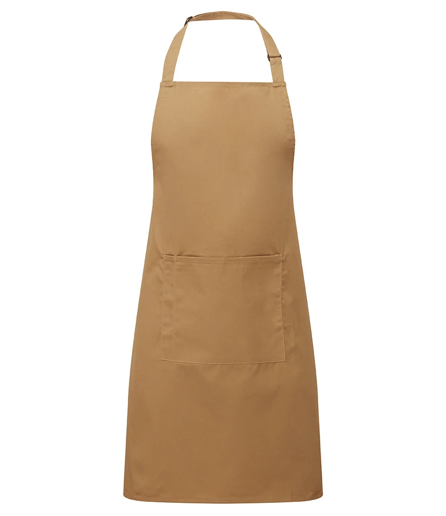 Premier Colours Bib Apron with Pocket