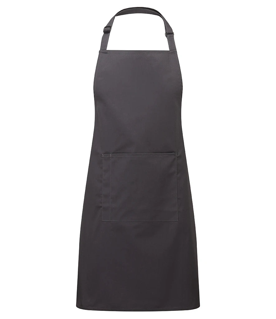 Premier Colours Bib Apron with Pocket