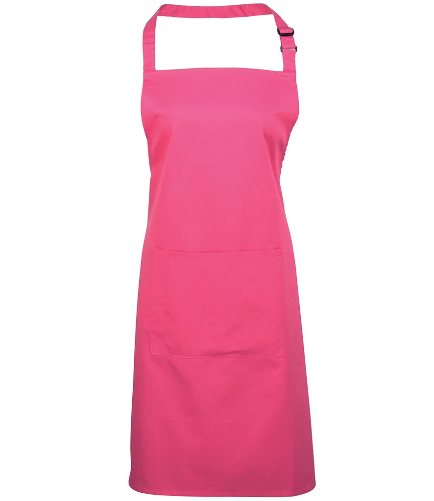 Premier Colours Bib Apron with Pocket