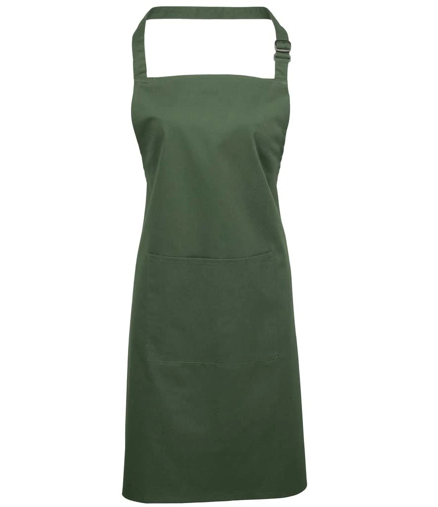 Premier Colours Bib Apron with Pocket