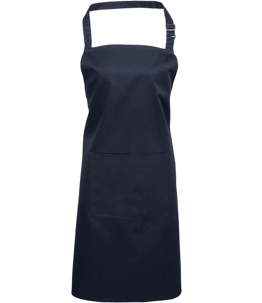 Premier Colours Bib Apron with Pocket