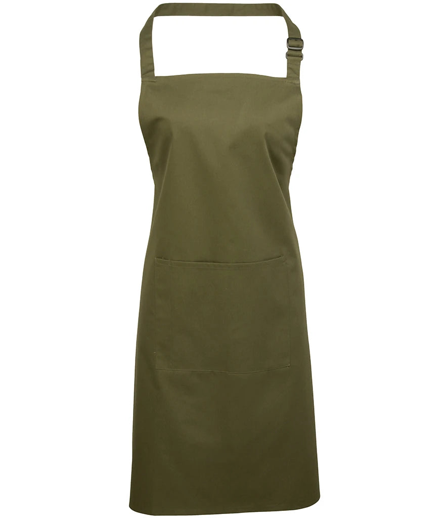 Premier Colours Bib Apron with Pocket