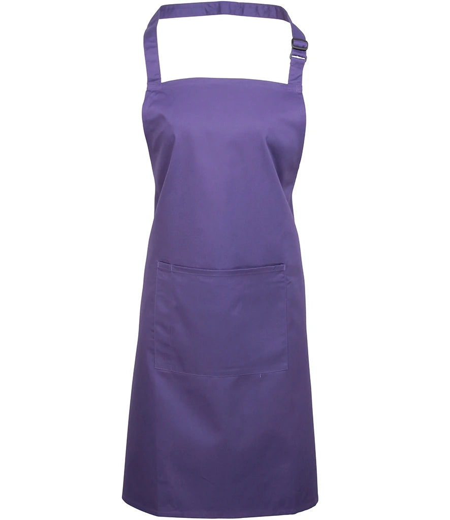 Premier Colours Bib Apron with Pocket