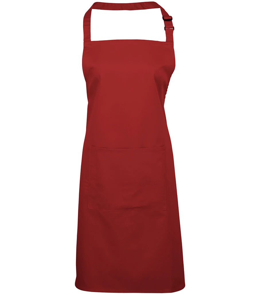 Premier Colours Bib Apron with Pocket