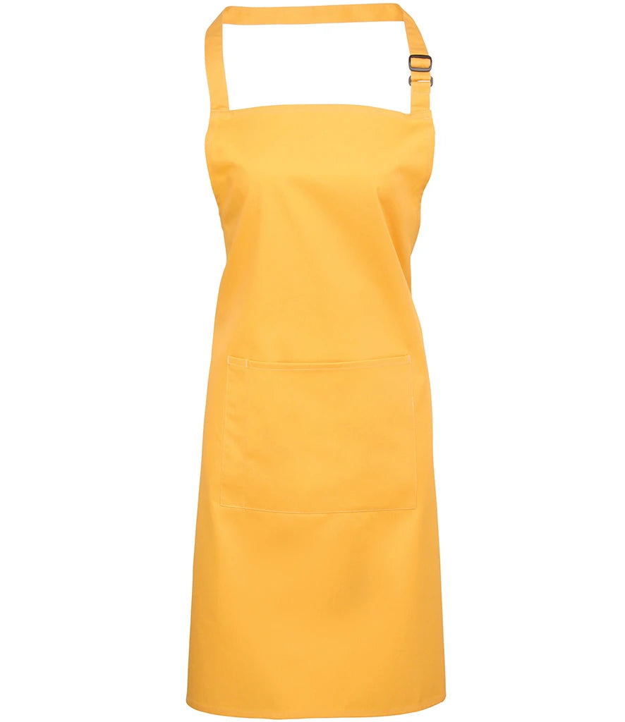 Premier Colours Bib Apron with Pocket