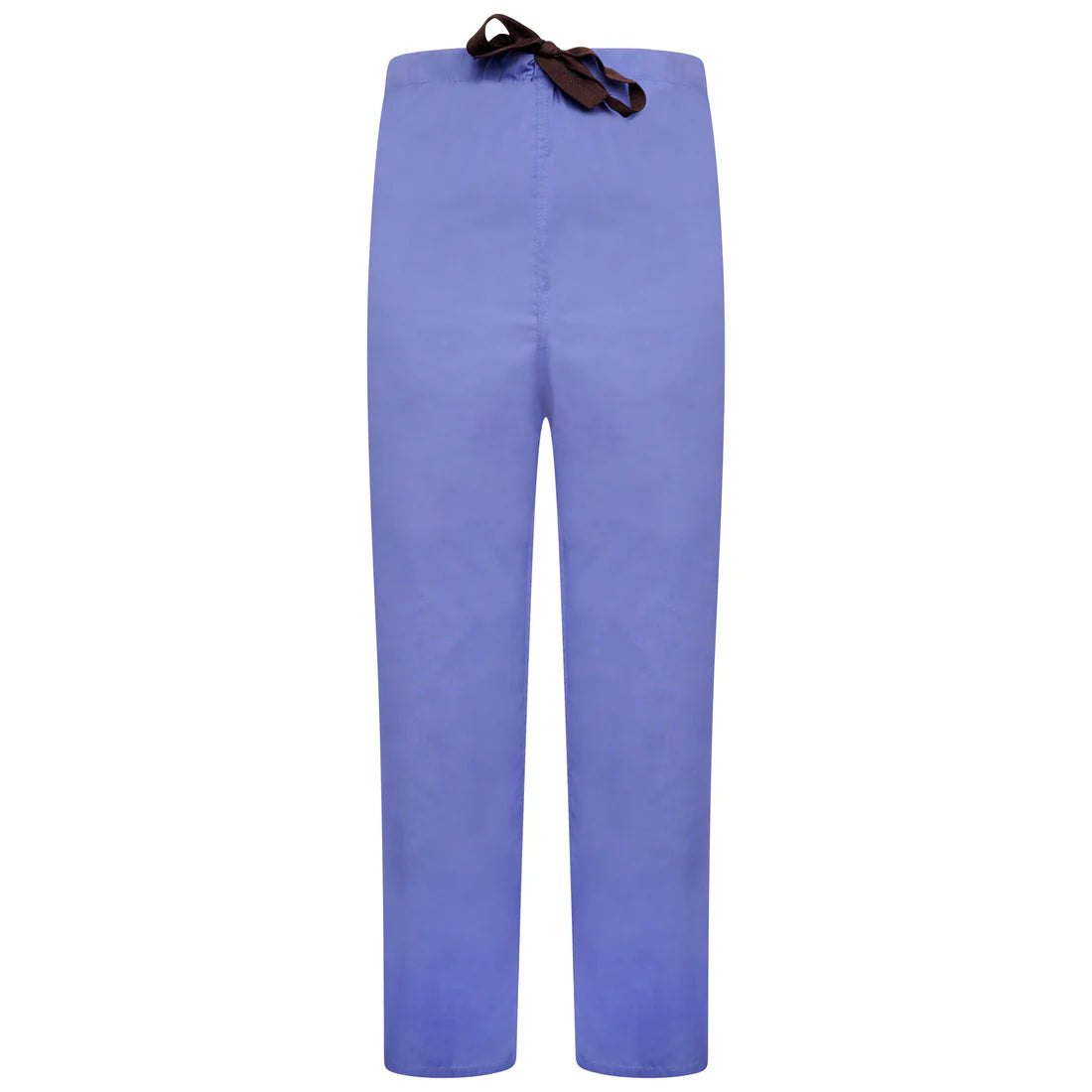 Behrens Reversible Scrub Trousers unisex showing 65/35 polycotton fabric adjustable drawstring waist colour-coded ties and rear patch pocket