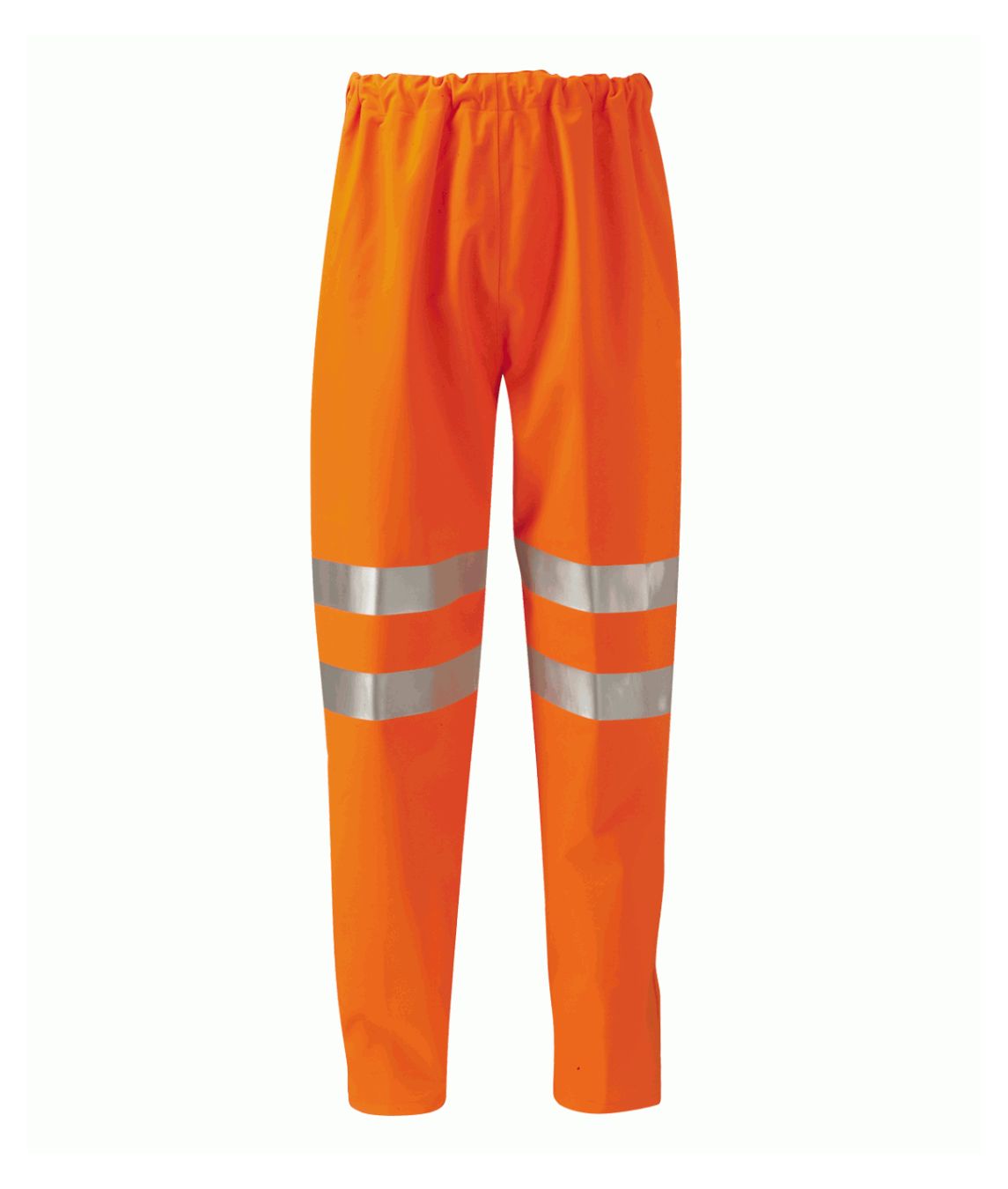 Rhine 3-layer Gore-Tex over trousers high-visibility with heat-seal reflective tape fully taped seams elasticated waist zip-adjustable hems