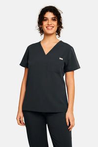 Soft Black- Beh-4957 -Nova-Scrub Top 