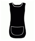 Tabard Unisex Contrast with contrast bound edges one large front pocket adjustable side tabs 65% polyester 35% cotton 195GSM