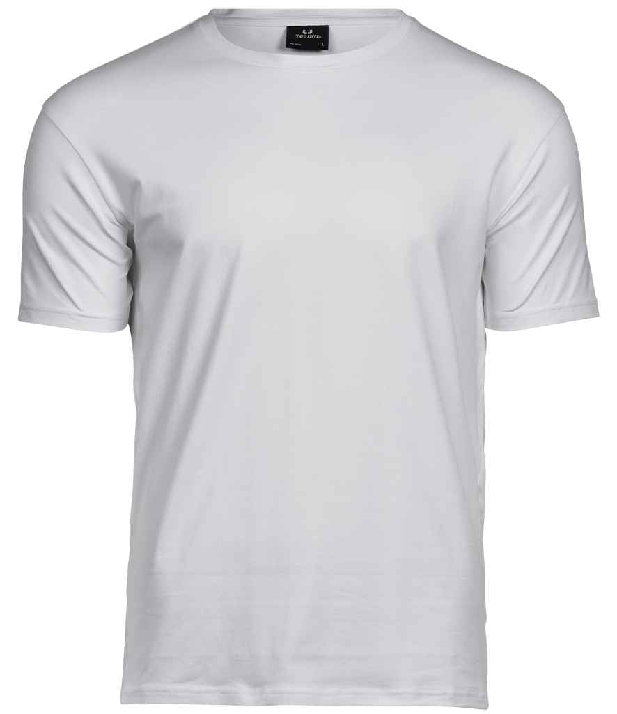 Tee Jays Stretch T-Shirt | White-Eg Clothing UK
