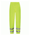 Viking Breathable Over Trousers hi-vis with sewn reflective tape elasticated waist stud-adjustable hems and side access pockets