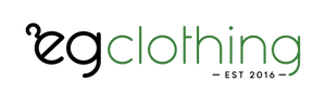 EG Clothing logo — est 2016, transparent background