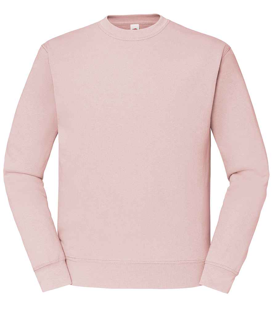 Fruit of the Loom Classic Drop Shoulder Sweatshirt Powder Rose