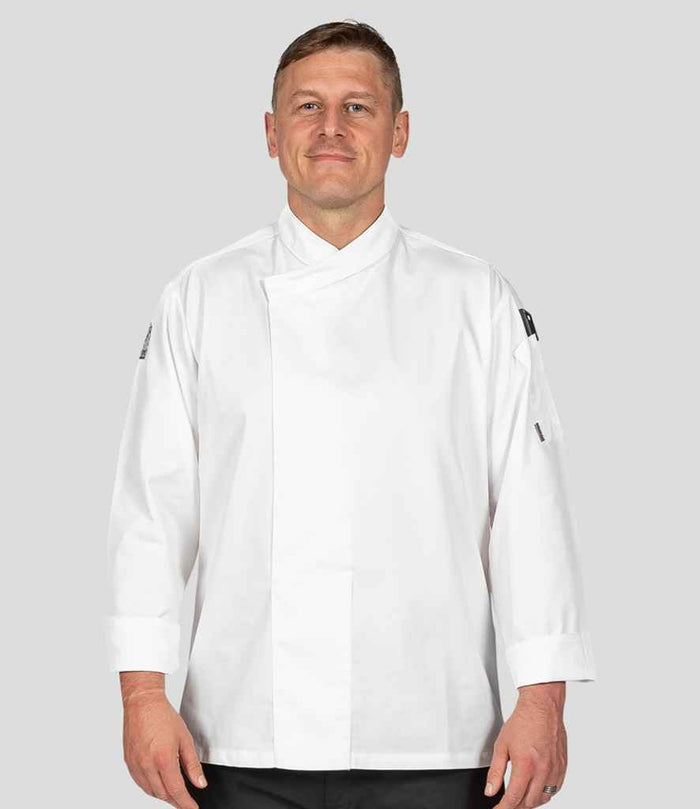 Le Chef Long Sleeve Academy Tunic | White - Eg Clothing UK