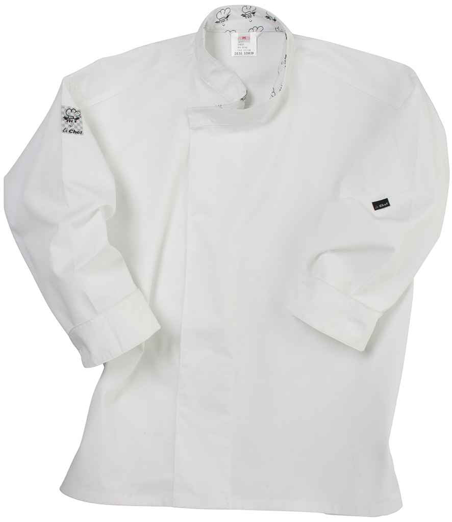 Le Chef Long Sleeve Academy Tunic | White - Eg Clothing UK