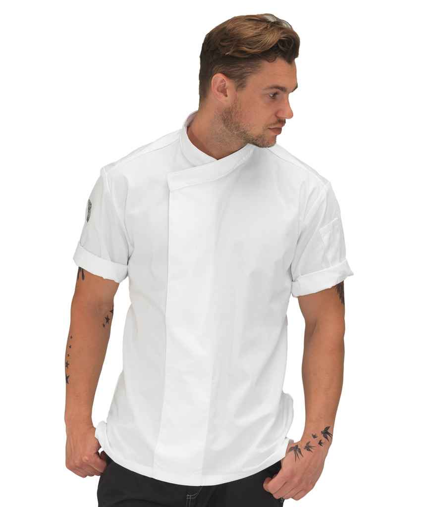 Le Chef Short Sleeve Academy Tunic | White - Eg Clothing UK